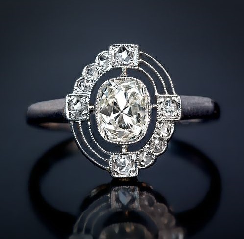 Platinum With Diamond Ring Design Idea