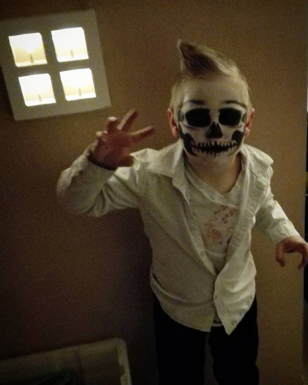 Skull Costume Style Will Adore You, Kid’s Halloween Outfit