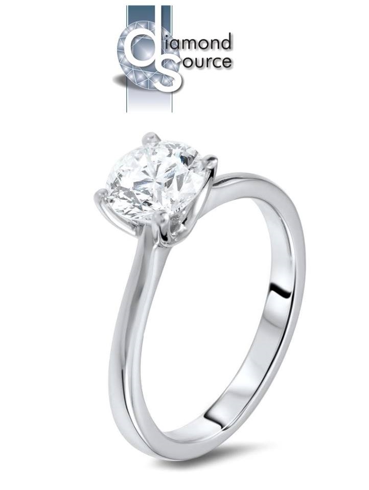 Trendy Diamond Engagement Ring Design
