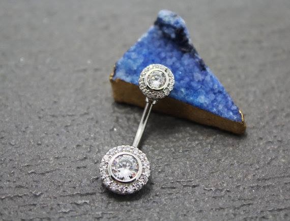 Awesome Diamond Belly Ring