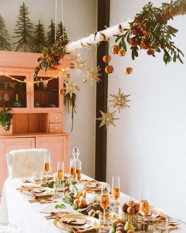 Christmas vibes with beautiful decor. Pic by greeninteriors