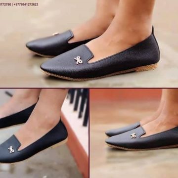 Formal Black Flat Shoes