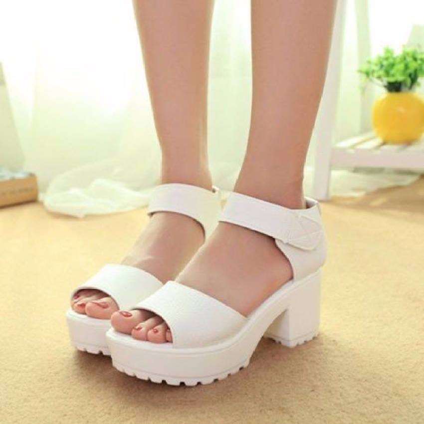 Great White Platform Sandals