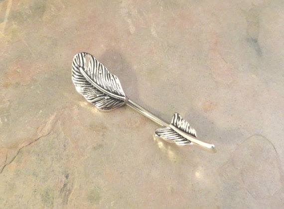 Supereb Silver Feather Belly Button Rings