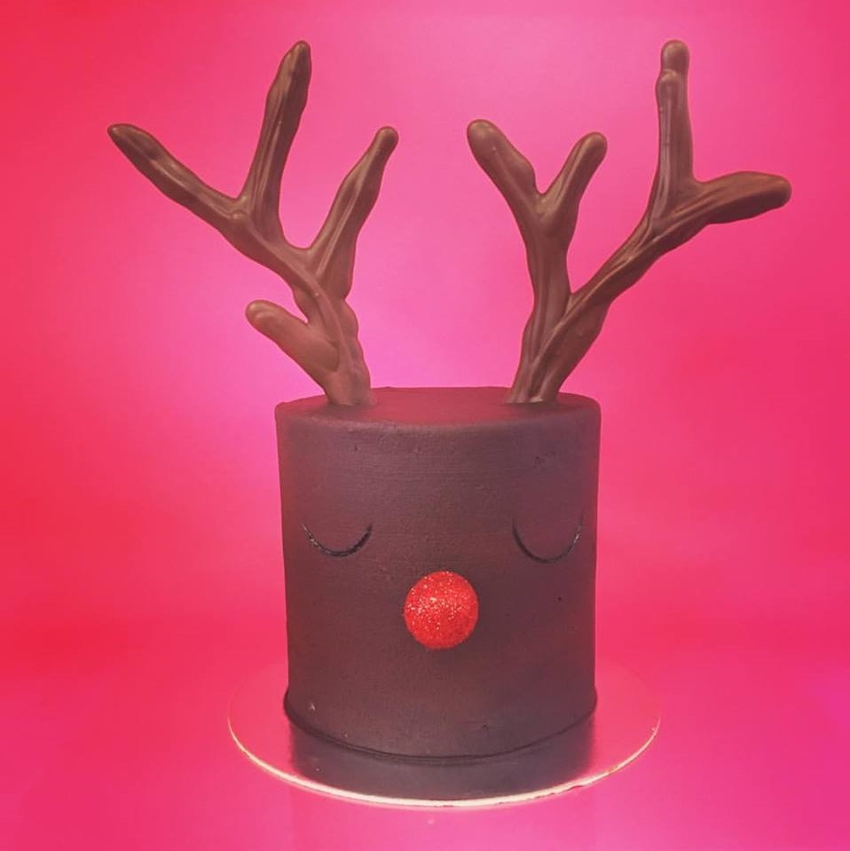 Adorable Rudolf Chocolate Mud Cake, Christmas Cake Ideas