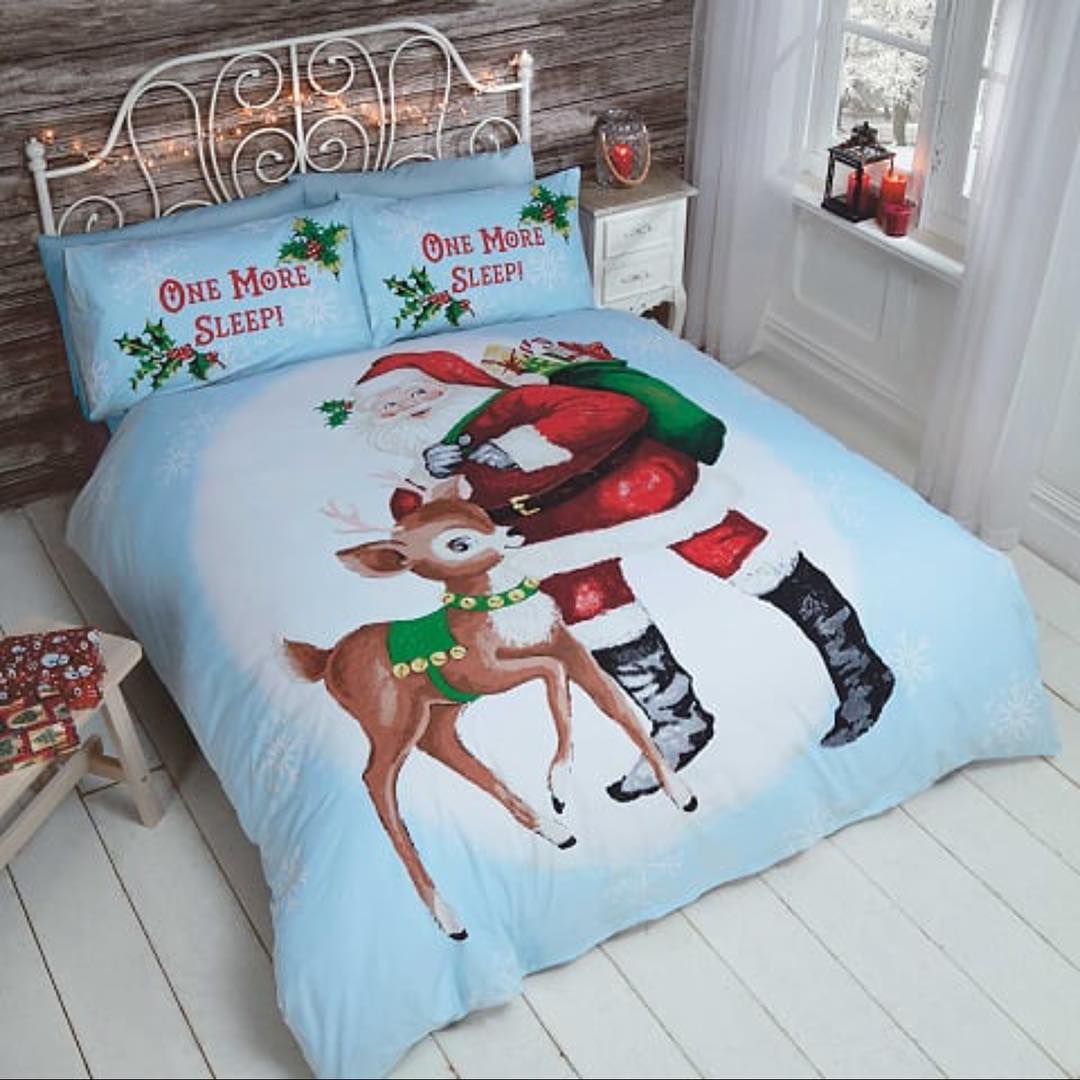 Adorably Stylish Santa Bedding For Christmas