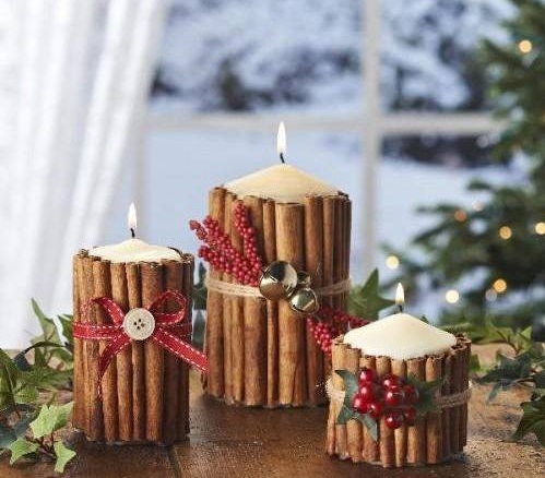 Alluring Scented Cinnamon Christmas Table Decor