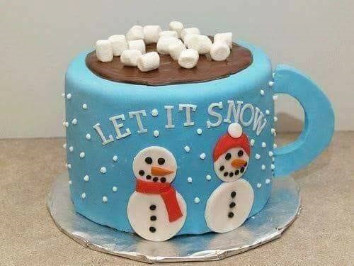 Appealing Cake Design For Christmas