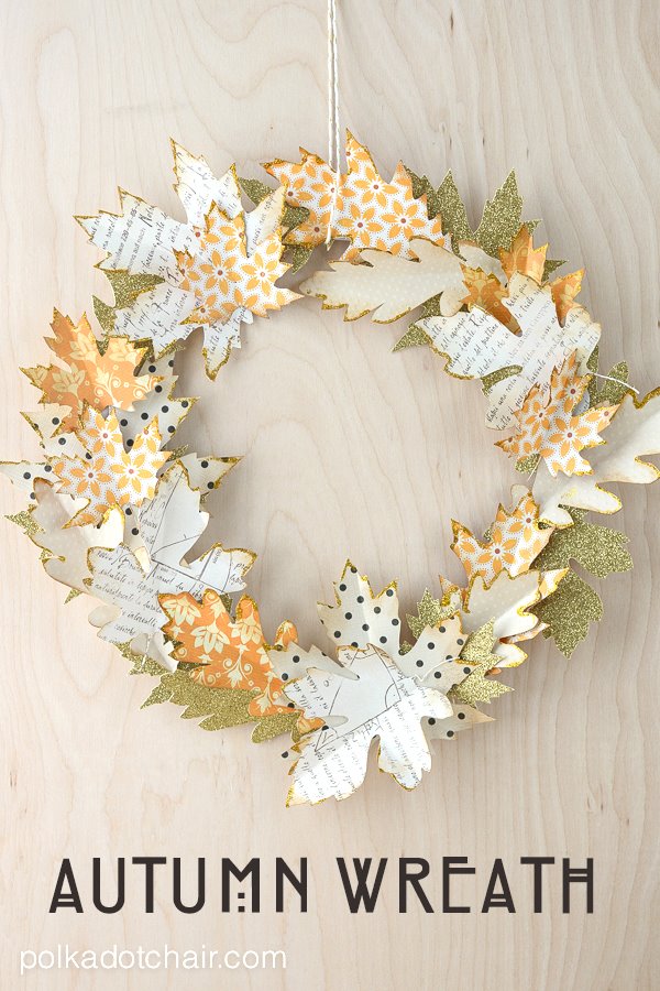 Awesome Paper Leaf Wreath
