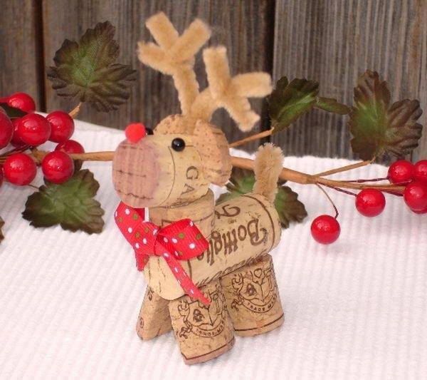 Best Reindeer Cork Ornament For Christmas