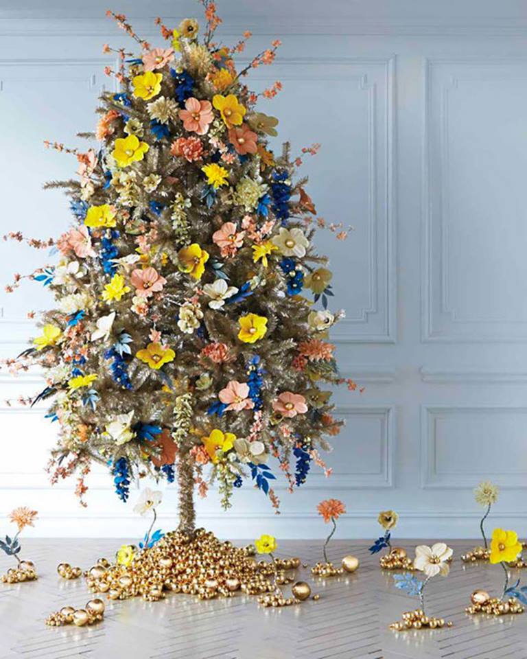 Bloosoms Christmas Tree Idea