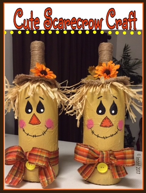 Chic Scarecrow Craft On This Fall