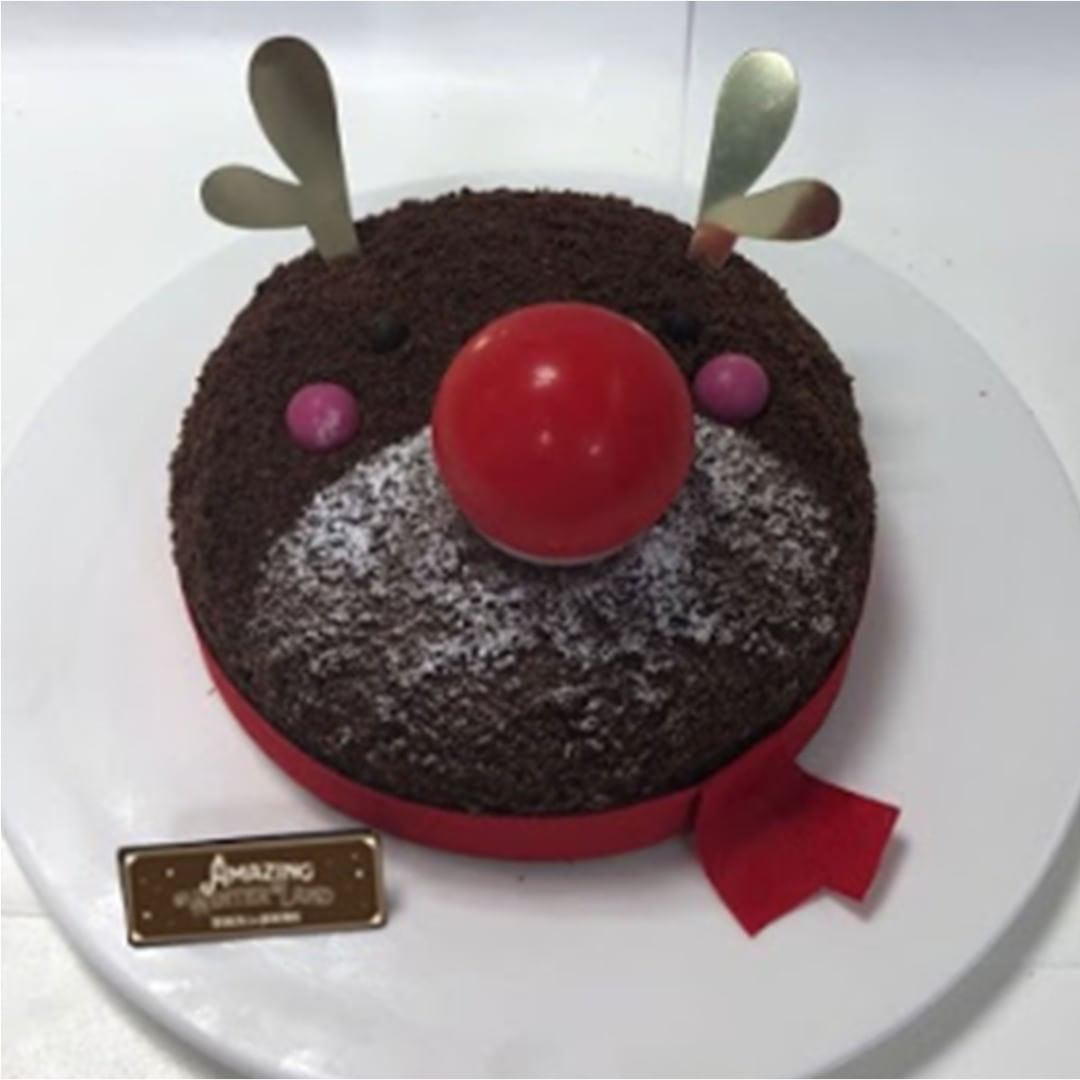 Chocolate Ruldolphe Christmas cake. Pic by tlj_gardengrove