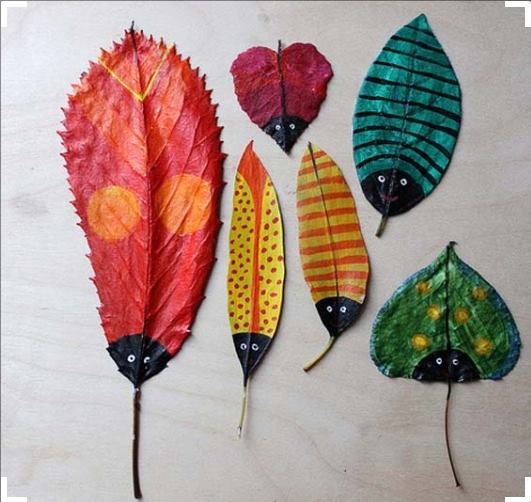 Fun Activity With Leaf In Holiday