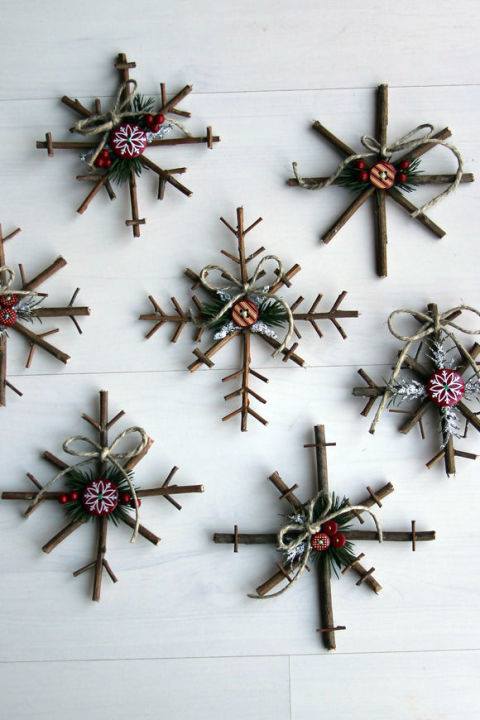 Impressive DIY Rustic Christmas Ornaments