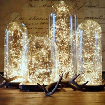 Outstanding Idea To Add Light String In Emply Jars