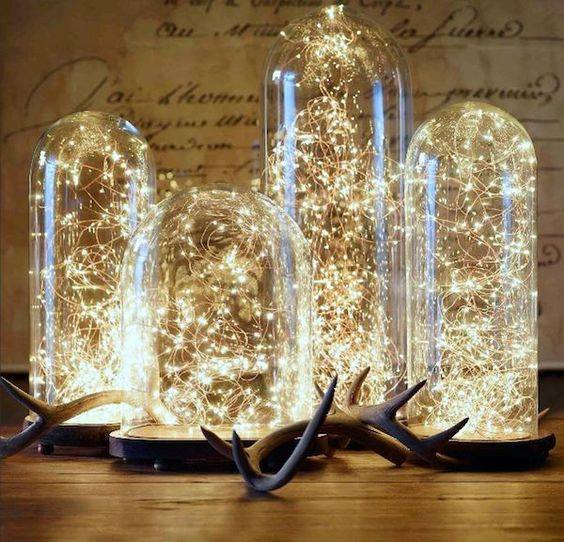 Outstanding Idea To Add Light String In Emply Jars