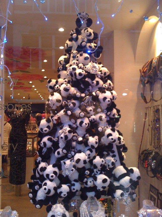 Panda Christmas Tree Design