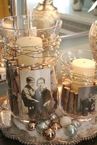 Photos Used To Decorate Table And Remind Your Memories