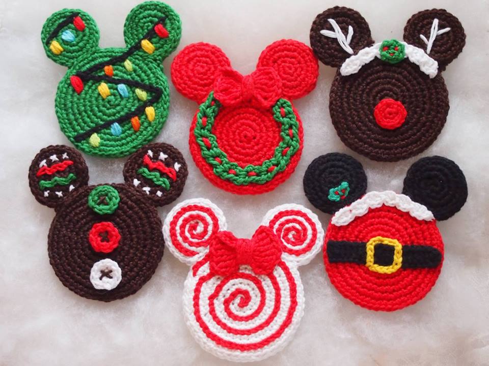 Pretty Crochet Christmas Ornaments