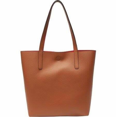 Reversible Tote Leather Handbag