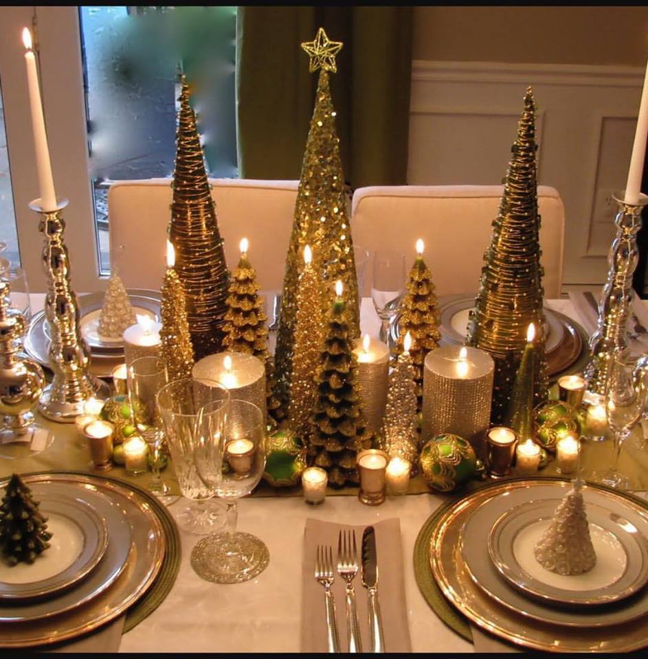Ultimate Sparkling Christmas Table Decor Idea