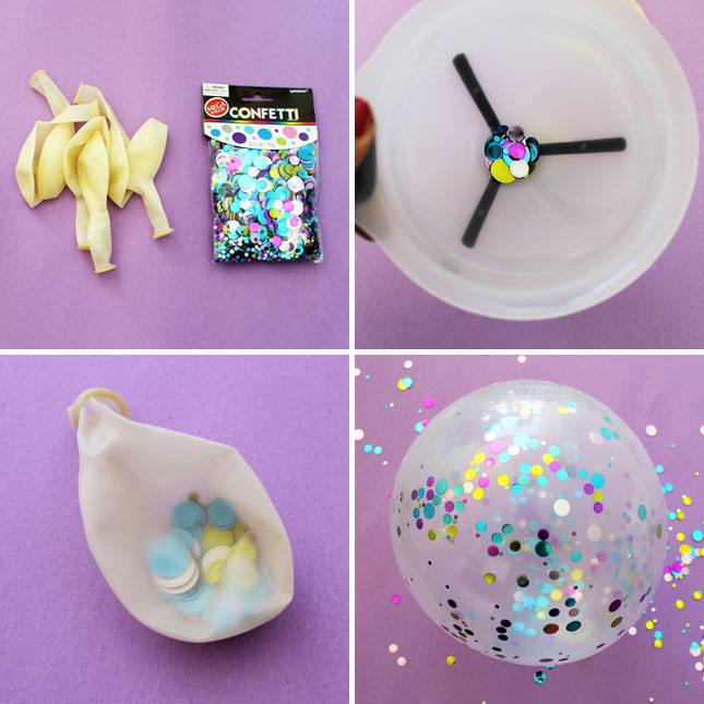 Amazing DIY Confetti Balloons For Fun Party