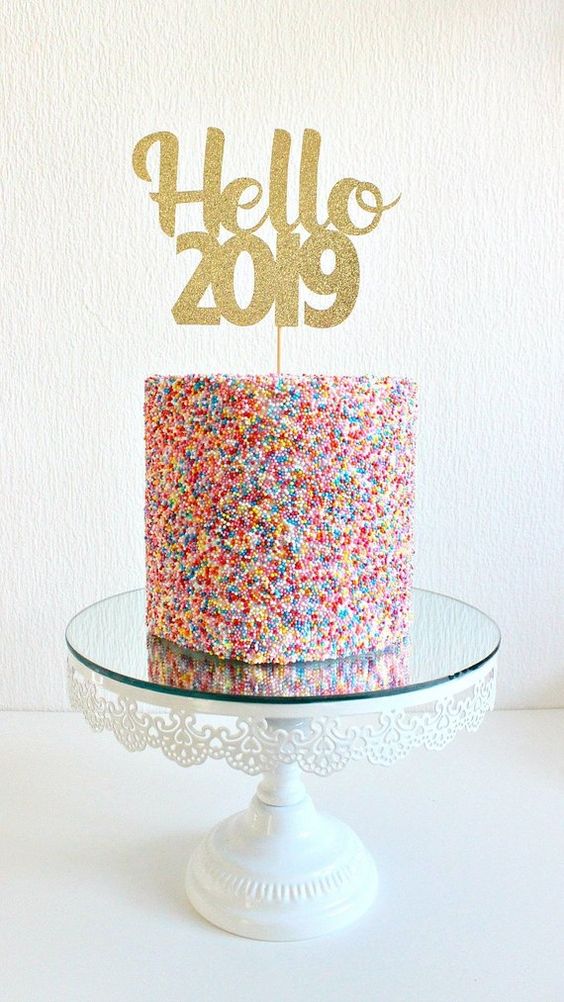 Amazing new year cake idea