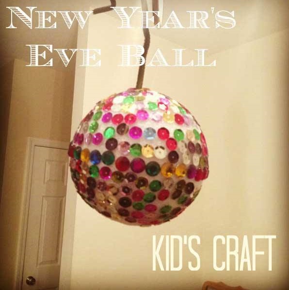 Fantastic New Year Eve Ball Decor Idea