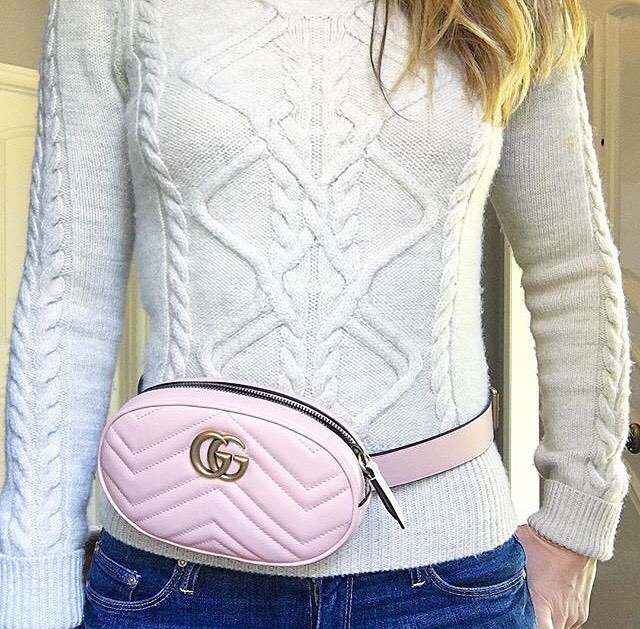 Alluring Pink Belt Bag