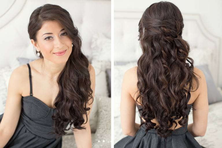 Graceful Double Twist With Soft Curls