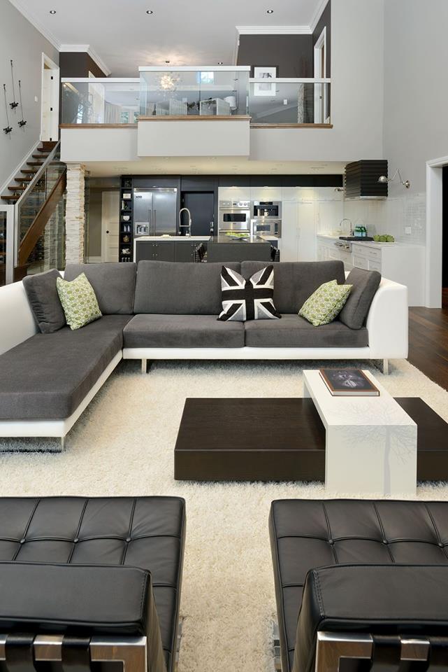 Grey Theme Modern Touch Living Room