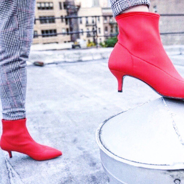 Rocking Red Ankle Boots
