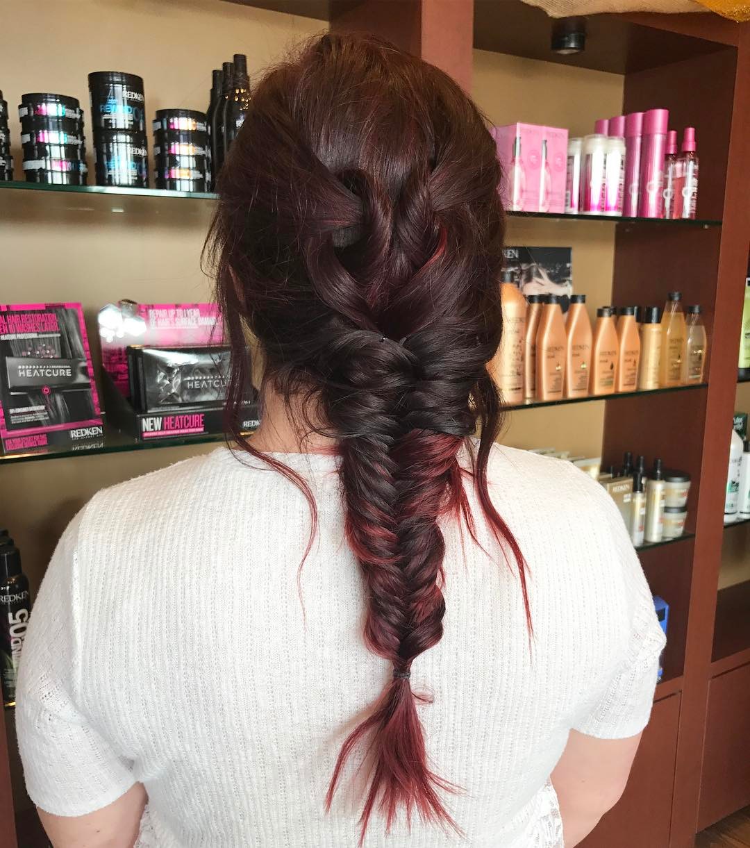 Ultimate Romantic Heart Fishtail Braid For Valentine's Day