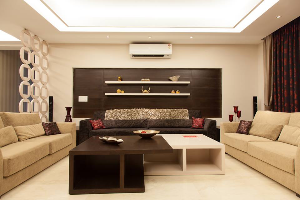 Versatile Neutral Tone Modern Living Room