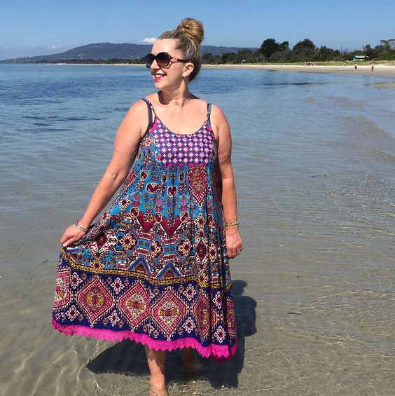 Magical Print Summer Beach Outfit