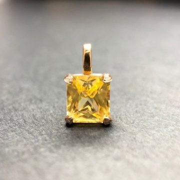 Sassy Yellow Sapphire Pendant