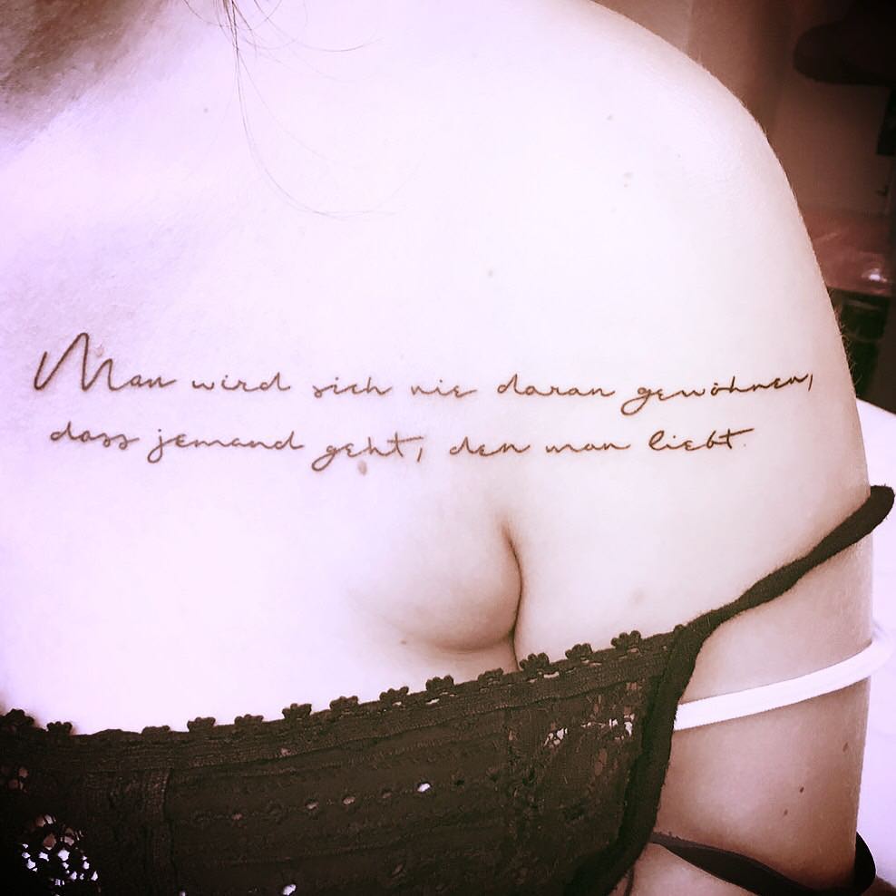 Meaningful Quote Tattoo Ideas for Women