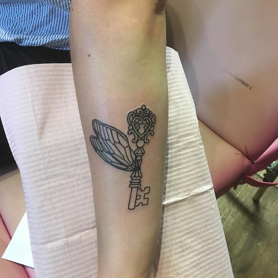 Best Flying Key Harry Potter Tattoo