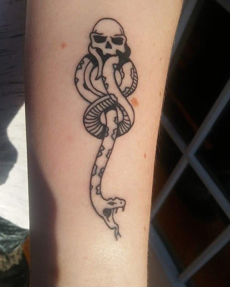 Official Death Eater Harry Potter Tattoo