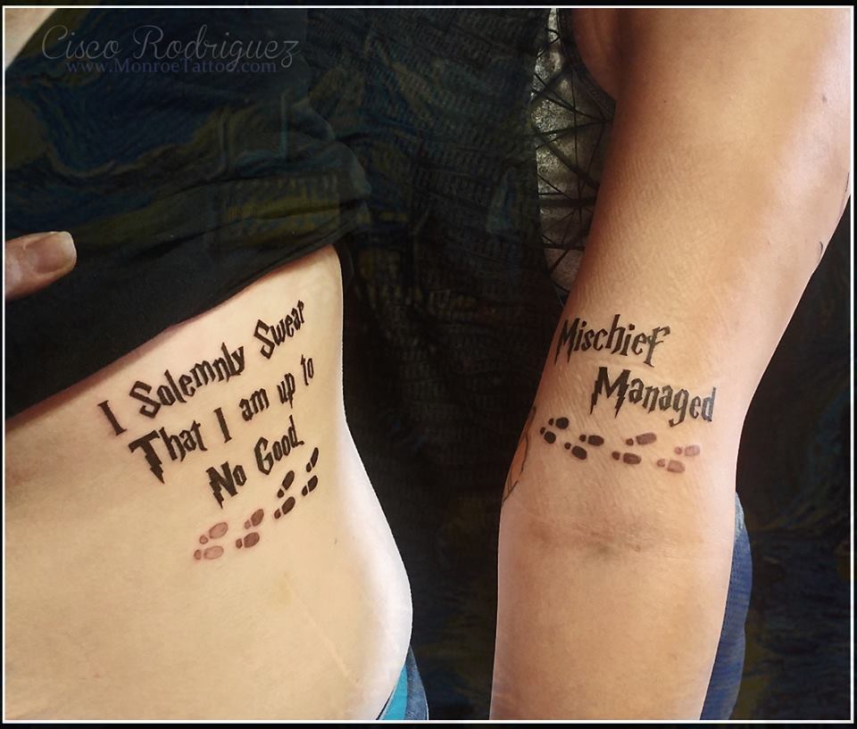 Popular Harry Potter Quote Tattoos