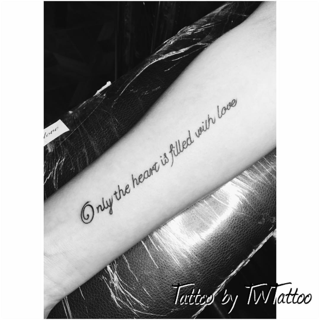 Quote Of The Day Inked On Arm