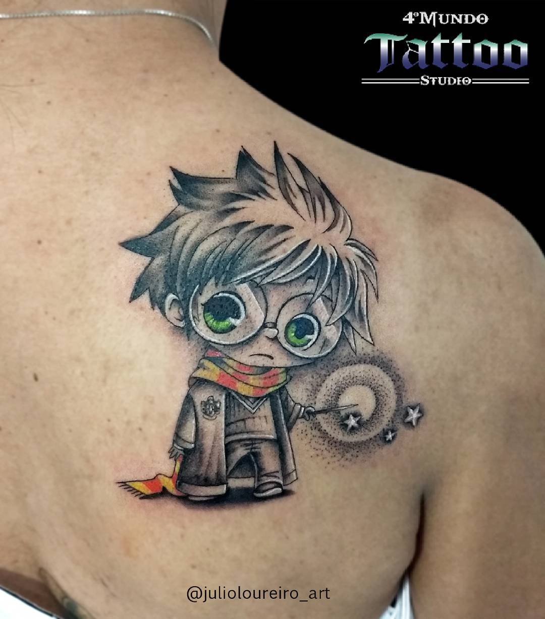 Realism Harry Potter Tattoo