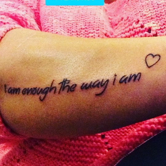 Rocking Quote On Arm