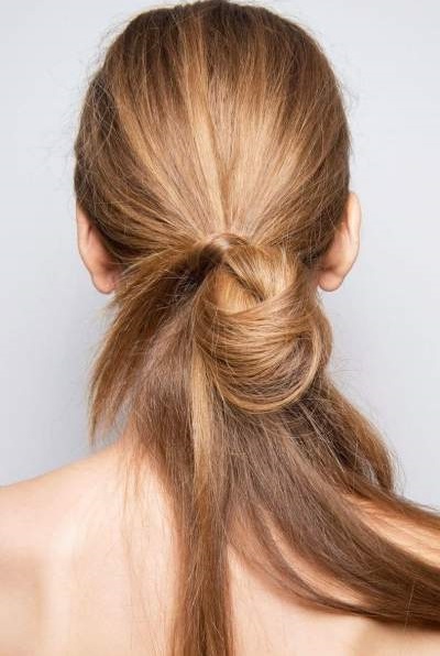 Cute Looped Ponytail For Summer