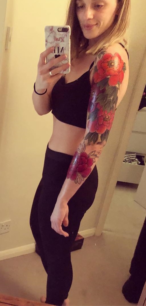 Exclusive Floral Full Sleeve Tattoo