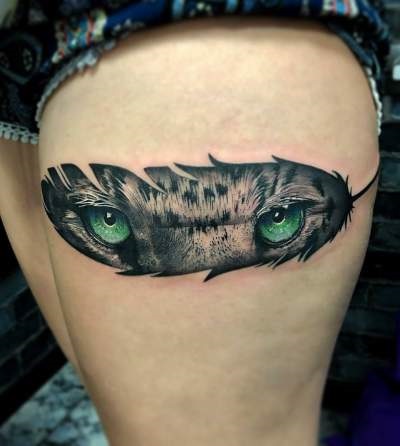 Exclusive Tiger Eye Tattoo