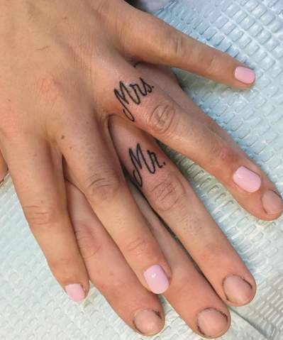 Fabulous Mr.& Mrs. Tattoo Idea
