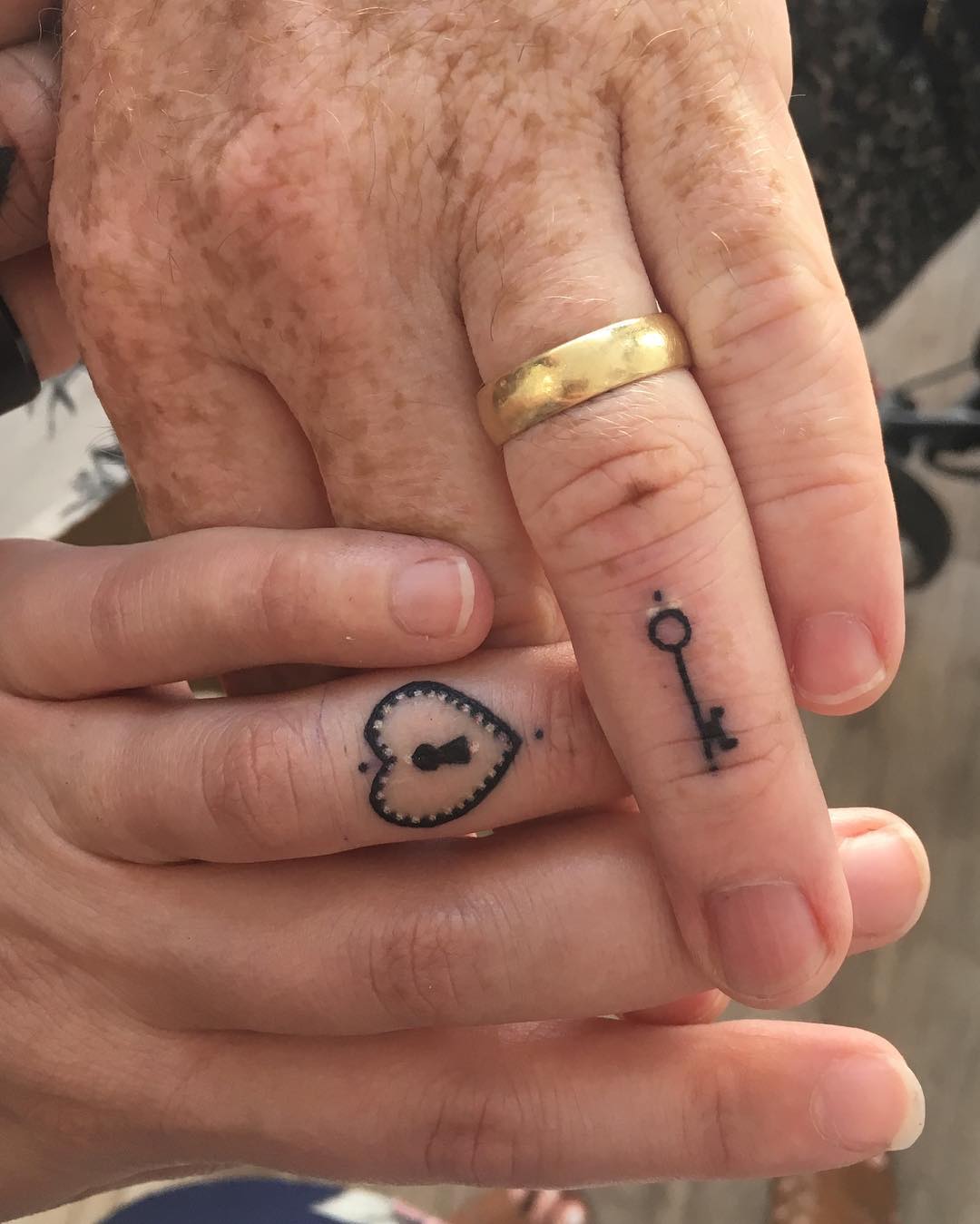 Lock And Key Couple Tattoo To Show Your Love