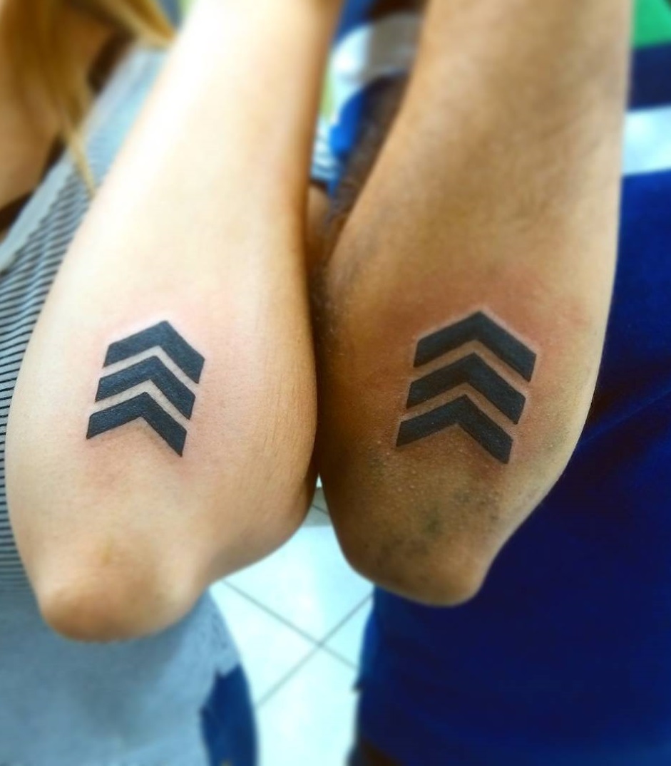 Marvelous Couple Tattoo Idea